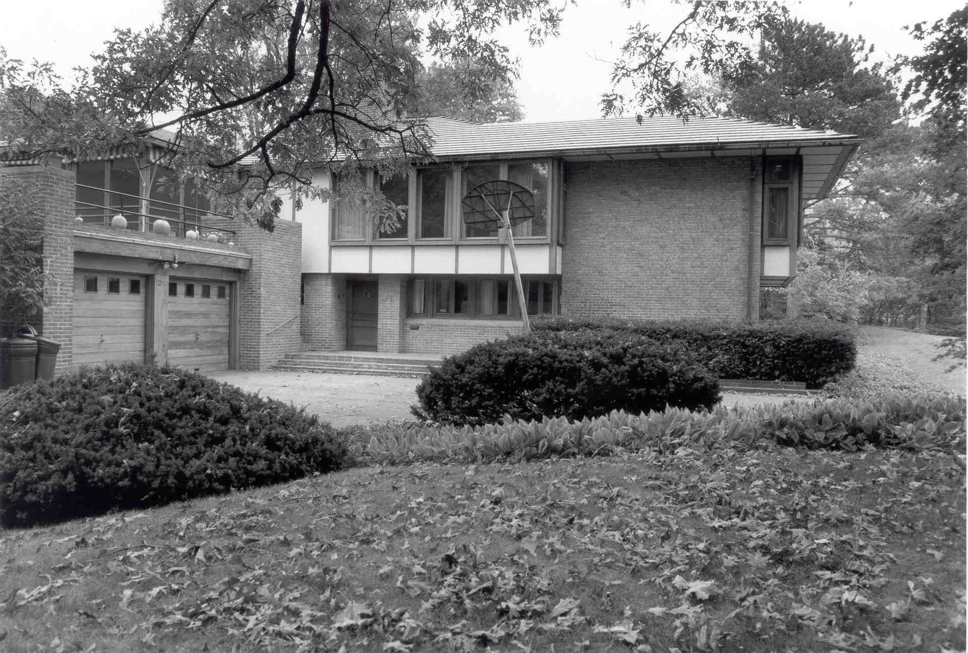 Calvin A. & Alta Koch Campbell House, Alden B. Dow, 1940.  Michigan State Historic Preservation Office File Photo.