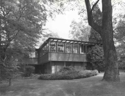 Joseph A. & Aimee Cavanagh House, Alden B. Dow, 1934.  Michigan State Historic Preservation Office File Photo.