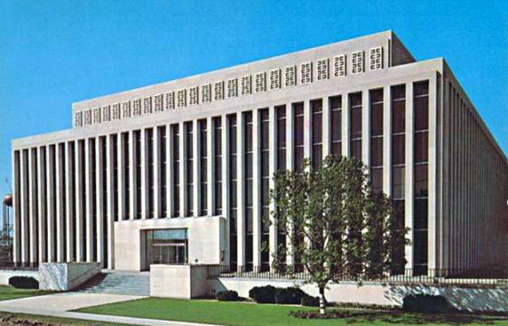 Berrien County Courthouse, Saint Joseph.  Postcard view.